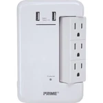 Prime Wire & Cable 6 Power 2 Usb White Rotating Surge Tap Charger. Fixed Price $38.28.