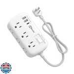 Short Extension Cord 3 Ft - Okleeic Small Power Strip Flat Plug Surge Proteto. Fixed Price $27.99.