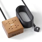 Usb Power Strip Surge Protector - Superdanny Desktop 5FT, Soft Brown. Fixed Price $47.28.