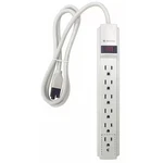 Outlet Strip, Surge, 6 5-15R, 5-15P, 4 Ft., White, 52NY52. Fixed Price $20.69.