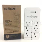 Echogear Wall Surge Protector 6 Ac Outlets White New. Fixed Price $19.99.