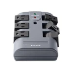 Belkin Power Strip Surge Protector - 6 Rotating Ac Multiple Outlets, Flat Piv.... Fixed Price $35.64.