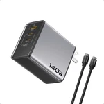 Pisen 140W Usb Charger PD3.1 Gan 3-PORT Foldable Charging. Fixed Price $110.48.