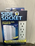 New-side Socket Swivel Outlet W/ Surge Protector As Seen On Tv 1000 Joules. Fixed Price $13.99.