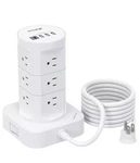 Surge Protector Power Strip Tower - 12 Widely Outlets With 4 Ports (1 Usb.... Fixed Price $34.95.