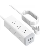 Tessan Surge Protector Power Strip 15 Ft Cord 9 Outlets 3 Usb Ports - White. Fixed Price $32.71.