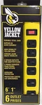 Yellow Jacket 5139 6-OUTLET Heavy Duty Metal Power Strip, 6-FOOT High Visibility. Fixed Price $34.95.