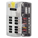 Blue Sea Systems Blade Fuse Block Dual 12 Circuit Ground And Cover 100 Amps. Fixed Price $81.82.