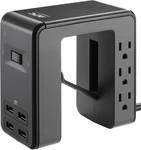Desk Mount Power Station PE6U4, U-shaped Surge Protector With Usb Ports (4),. Fixed Price $21.30.