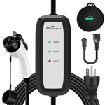 Topautogear 16A Charger, Portable Level & 2, J1772 Compatible 110V/240V. Fixed Price $91.99.