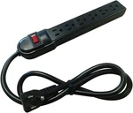 Steren 6-OUTLET Power Strip With 3FT Cord, Right Angle, Degree Black 905-111. Fixed Price $12.99.
