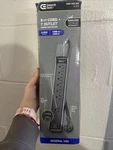 Commercial Electric 8 Ft. Surge Protector 7-OUTLET Usb Black 1007 533 259. Fixed Price $15.00.