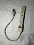 Ge Home Electrical 6-OUTLET Power Strip, 2 Pack, Ft Extension Cord, Heavy Duty. Fixed Price $37.99.