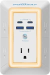 Multi Plug Outlet Surge Protector - Powsaf 5 Extender With 4 Usb PORTS(2. Fixed Price $28.99.
