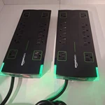 Lot Of Amazonbasics 12 Outlet Surge Protector 4000J 8FT Cord Power Strips. Fixed Price $19.95.
