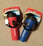 Eveready Flashlight Economy Led EVEL15BP Set Of Two - Red Blue. Fixed Price $8.49.
