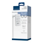 Insignia 4-OUTLET / 1-USB-C 2-USB 1,200 Joules Surge Protector Strip. Fixed Price $19.99.