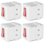 4 Pack 2-PRONG Outlet Switch Single Plug Off Toggle 15A 125VAC White. Fixed Price $16.88.