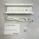 Branch In-desk Power Outlets & Usb Powder Coated Steel 120V 13-11-00-00. Fixed Price $110.88.