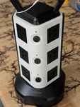 Jackyled 10-OUTLET Tower Surge Protector 4 Usb 1050J 13A 6.5FT Cord. Fixed Price $40.00.