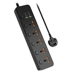 Universal Power Strip With Usb Ports, Individual Swtich, 6FT Cord, 5 Un.... Fixed Price $35.09.
