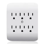 Elegrp 6-OUTLET Extender With Central Anchor, 3-PRONG Grounded Wall Tab, Multipl. Fixed Price $11.62.