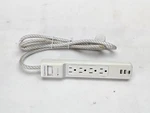 Cyberpower Braided Ft. 2 Usb-a Usb-c 1500J 4-OUTLET Surge Protector White. Fixed Price $22.90.