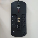 Power Strip- 10-OUTLET Surge Protector W/ Phone, Network, Coaxial Protection. Fixed Price $34.99.