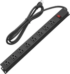 Hhsoet Metal 8 Outlet Mountable Power Strip, Wall Heavy Duty, Wide. Fixed Price $29.41.