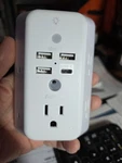 Addtam AD45C Surge Protector Extender Night Light 5-OUTLET Usb White. Fixed Price $19.99.