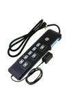 34117 8-OUTLET Surge Protector With Usb Tether, 4FT Cord. Fixed Price $15.00.