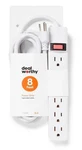 Deal Worthy 8' Power Strip 6 Grounded Outlets White New. Fixed Price $13.50.