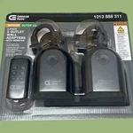 Commercial Electric 4 Pk. 2 Outlet Wall Adapters With Remotes 1013 888 311 (hh). Fixed Price $29.99.