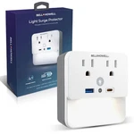 Bell + Howell Light Surge Protector With Led Night And Fast Charging Usb. Fixed Price $19.99.