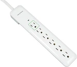 109198 6 Outlet Slim Surge Protector Power Strip - White 3FT Cord Ul Rated 5. Fixed Price $28.99.