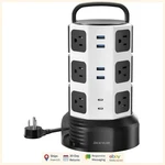 Tower Power Strip With 12 Outlets, Usb Charging And Surge Protection Features. Fixed Price $62.22.