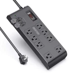 Bestek 8-OUTLET 6FT Extension Cord Power Strip With 4 Usb 1875W Surge Protector. Fixed Price $28.99.