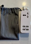 Portable 4 Usb Charging Station With Universal Power Socket And Cord. Fixed Price $19.99.