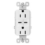 Legrand Radiant R26USBCC6W 15 Tamper-resistant Decorator Duplex Receptacl.... Fixed Price $66.64.