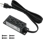 Surface Mounted Power Strip 3 Grounded Outlets Mountable Socket. Fixed Price $27.99.