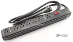Cablesonline, Power Strip With 5 Horizontal + 2 Adapter Outlets W/6-FOOT. Fixed Price $19.99.