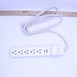 Cyberpower 5-OUTLETS 2-USB Charging Ports Surge Protector White 125V 15A 4'. Fixed Price $12.22.