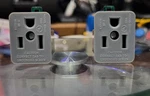 Ge 54302 Polarized Grounding Adapters Outlet Gray Pk. Fixed Price $10.00.