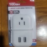 Hyper Tough Outlet Surge Protector. Usb-a 12W Max 900 Joule Protection. Fixed Price $8.89.