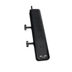 Uninex PS109 Clamp Mount 6-OUTLET Workshop Power Strip With 2 U... Usa Fast Ship. Fixed Price $36.98.