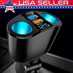 Outlet 12V Dual Usb Car Cigarette Lighter Socket Splitter Power Adapter Charger. Fixed Price $8.49.