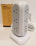 Surge Protector Vertical Power Strip Tower With 11 Outlets 3 Usb Tessan TPS02-US. Fixed Price $34.99.