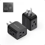 Trond Multi Plug Outlet Extender 2 - Etl Listed 3 Prong, Pack, Black. Fixed Price $21.46.