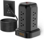 Tower Power Strip Surge Protector Usb Ports, Multiple Outlets Desktop Char. Fixed Price $29.99.