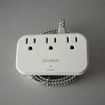 New One Beat Power Strip Cruise Essentials 5' Flat Cord Non Surge 3 Outlet 4 Usb. Fixed Price $15.43.